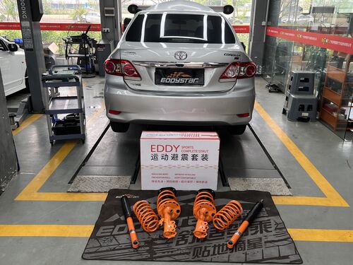 son şirket davası hakkında 2012 Toyota Corolla 1.6L upgraded with EDDY sport suspension kit, refreshed stance and high-speed performance