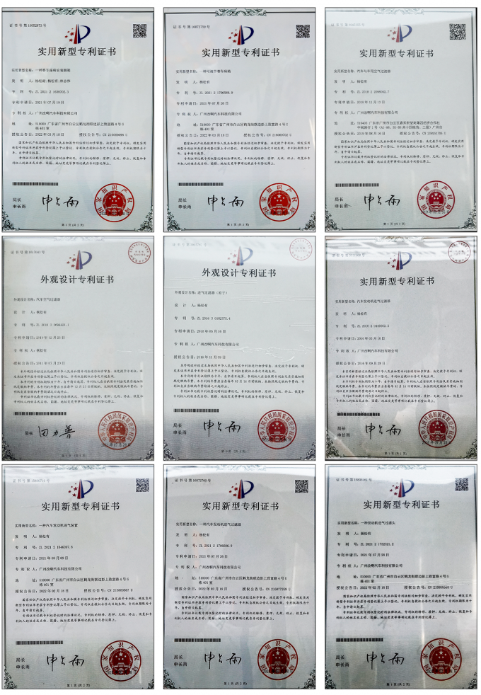 GUANGZHOU MODIFY-AH AUTOMOBILE TECHNOLOGY CO., LTD Kalite kontrol