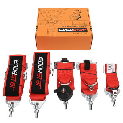 EDDYSTAR Düzenlenebilir Yarış Koltuk Kemeri Yarış Arabası 5 Nokta Camlock Harness