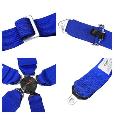 Nylon Spor Tarzı Yarış Koltuk Kemeri Bule Otomobil Güvenliği İçin 3 Inç Genişliği FIA Sertifikası