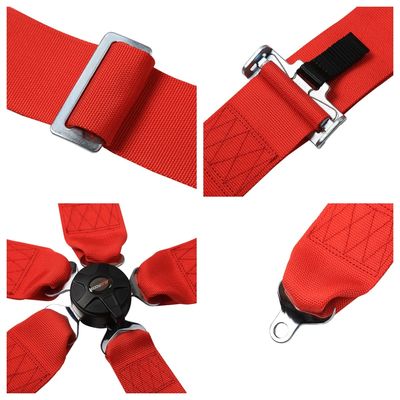 EDDYSTAR Düzenlenebilir Yarış Koltuk Kemeri Yarış Arabası 5 Nokta Camlock Harness