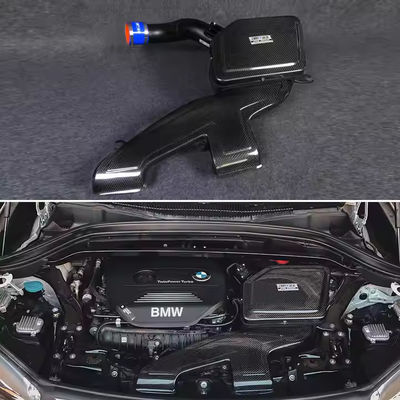 Kompakt Motor Karbon Fiber Soğuk Hava Girişi BMW Brilliance X1 Motor Isı İzolasyonu