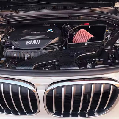 Kompakt Motor Karbon Fiber Soğuk Hava Girişi BMW Brilliance X1 Motor Isı İzolasyonu