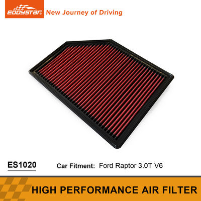 Yüksek Performanslı Karbon Fiber Hava Filtresi Biyolojik Bozulabilir Ford İthalatlı 3.0T