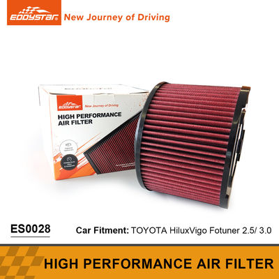 Özel Yıkanabilir Otomatik Hava Filtresi Toyota İthalat Hilux3.0 Otomobil yedek parçaları