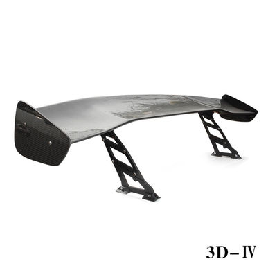 Özel Karbon Fiber Araç Arka Kanat Spoiler 3D-IV Araç Aksesuarları Spoiler