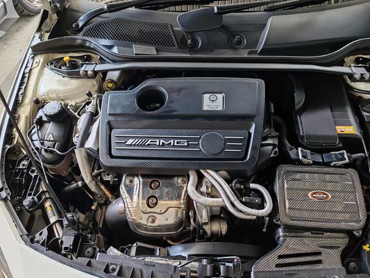 Mercedes Benz W176 A45 için Karbon Fiber Hava İçeği Filtresi Kiti