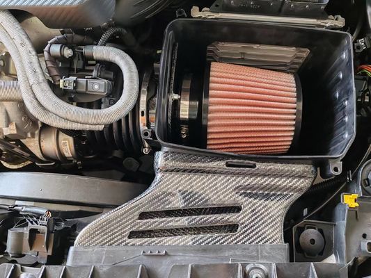 Mercedes Benz W176 A45 için Karbon Fiber Hava İçeği Filtresi Kiti