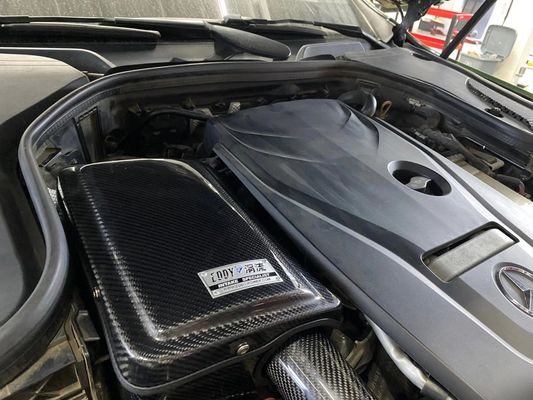 Mercedes Benz W205 Karbon Fiber Hava Alımı Hava Akışını Artırmak Otomotiv Motor Parçaları