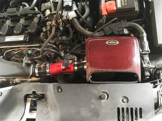 Honda Civic için yüksek akışlı karbon lif hava kutusunu serbest bırakın