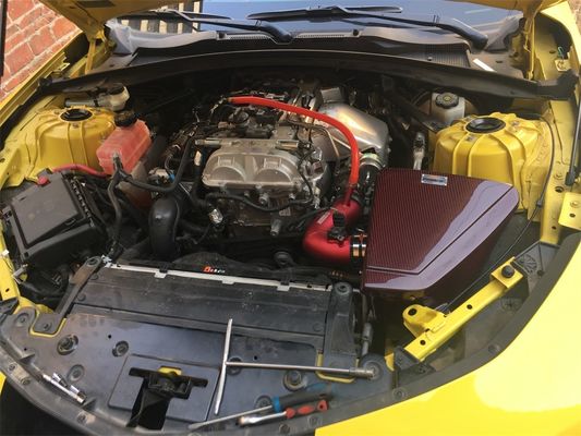 Chevrolet Camaro için soğuk hava alımı karbon lif hava kutusu kiti
