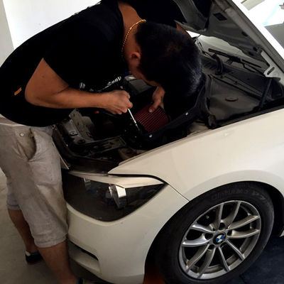 BMW 116i 118i 1.6T(N13) için Yüksek Akış Tasarımlı, Vorteks Oluşturan EDDYSTAR Karbon Fiber Hava Girişi