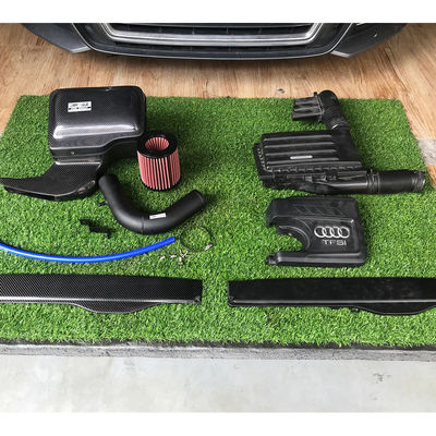 Yakıt Verimliliği için Hava Akışı Optimize Edilmiş Karbon Fiber Hava Giriş Kiti 14-19 Audi A3 1.4T (EA211) %100 Test Edilmiş Kalite