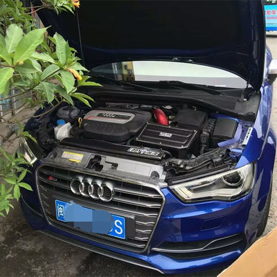 15-16 Audi A3 1.8T/2.0T için 76mm Yüksek Akışlı Filtreli Döngü Oluşturan EDDYSTAR Karbon Elyaf Hava İçeği Seti - Bolt-On Kurulum