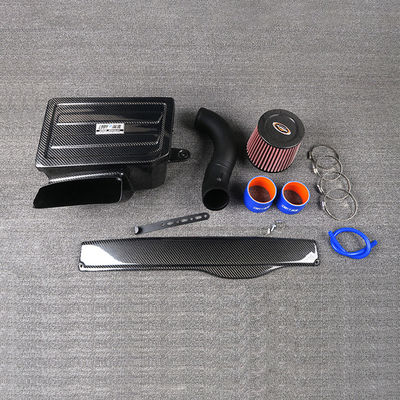 15-16 Audi A3 1.8T/2.0T için 76mm Yüksek Akışlı Filtreli Döngü Oluşturan EDDYSTAR Karbon Elyaf Hava İçeği Seti - Bolt-On Kurulum