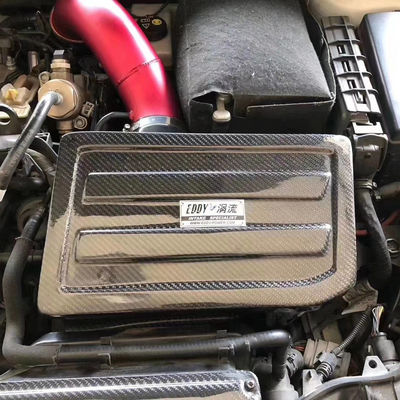 15-16 Audi A3 1.8T/2.0T için 76mm Yüksek Akışlı Filtreli Döngü Oluşturan EDDYSTAR Karbon Elyaf Hava İçeği Seti - Bolt-On Kurulum