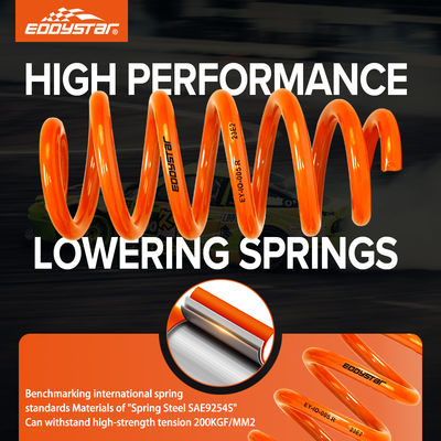 EDDYSTAR Precision-Engineered Lowering Spring Kit, Mercedes Benz C180/C200 2015-2020 için %15 daha sert arka ve %20 daha sert ön ile 4 kişilik